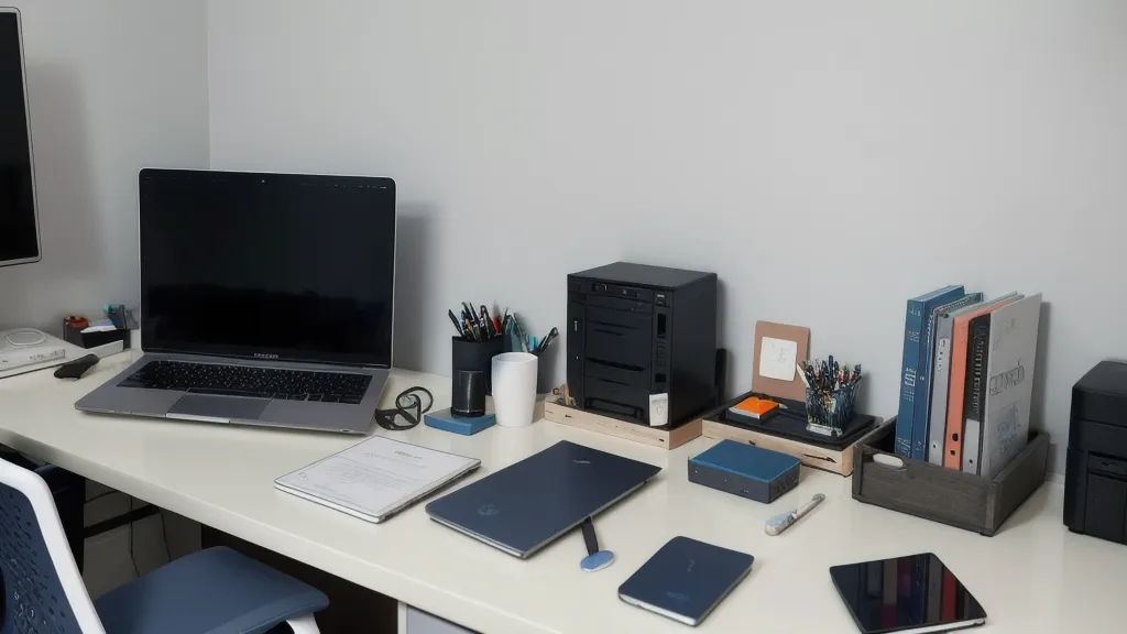 Gros plan sur une souris d'ordinateur dans une ambiance de travail nocturne