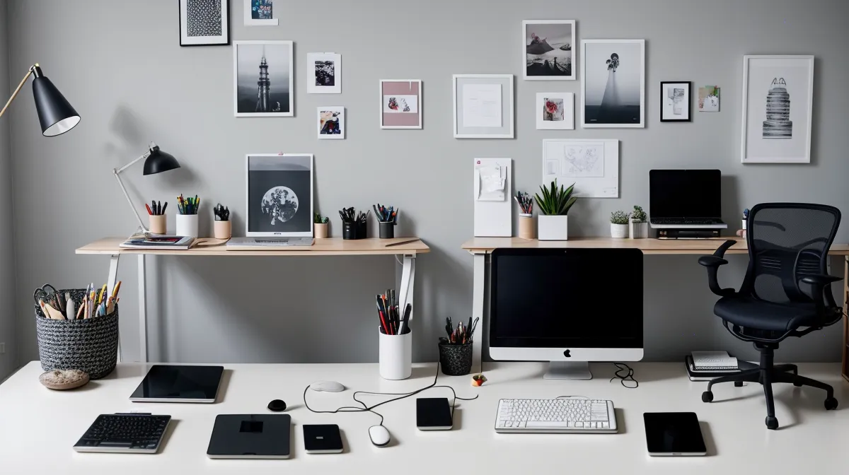 Mains sur un clavier face à un brouillon de lettre de motivation rédigée avec l'aide de l'intelligence artificielle