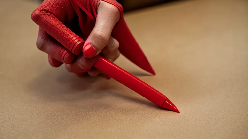 Main corrigeant un CV papier avec un stylo rouge