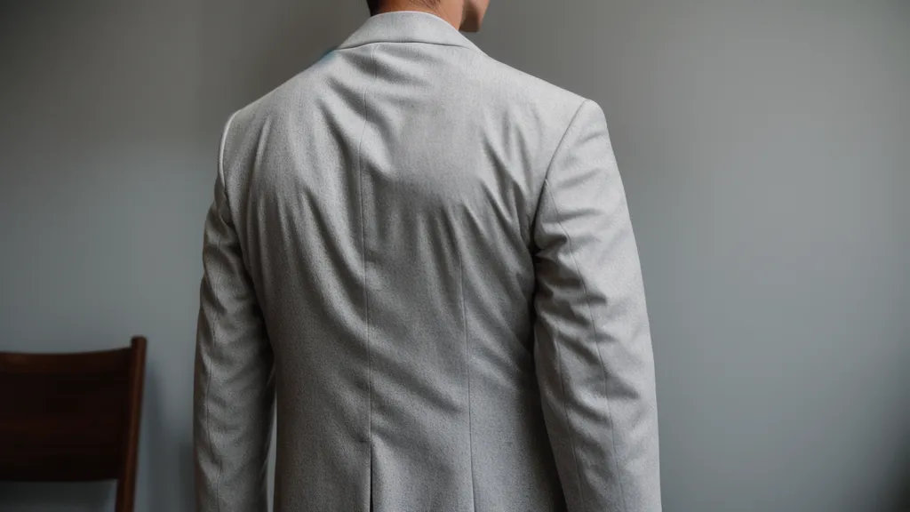 Veste de costume prête pour un entretien d'embauche