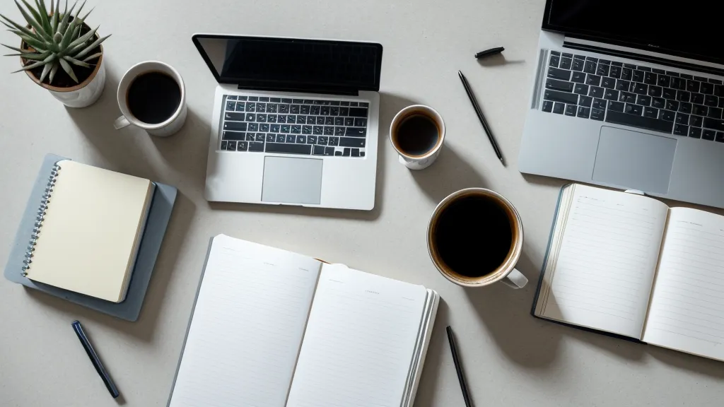 Main tenant un téléphone avec des réponses de recruteurs, posé près de guides de carrière utilisés pour une recherche d'emploi plus efficace